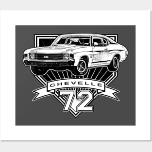 1972 Chevelle Posters and Art